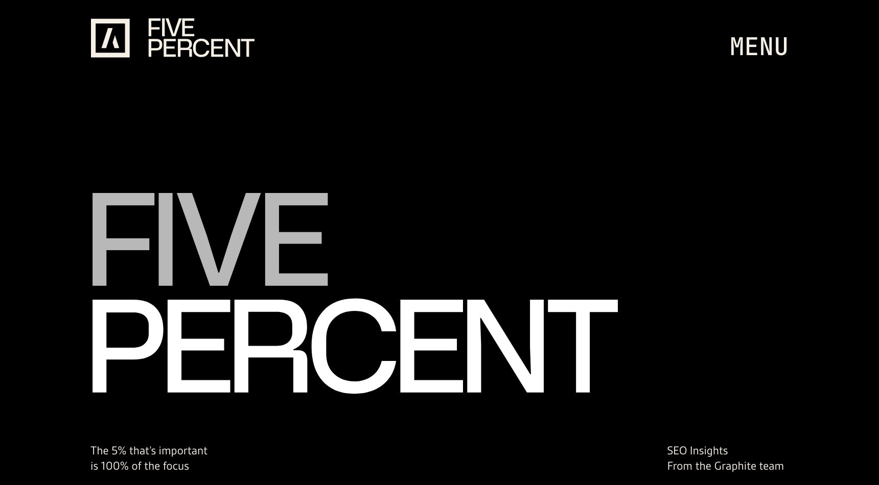 Graphite 的公开研究站 Five Percent